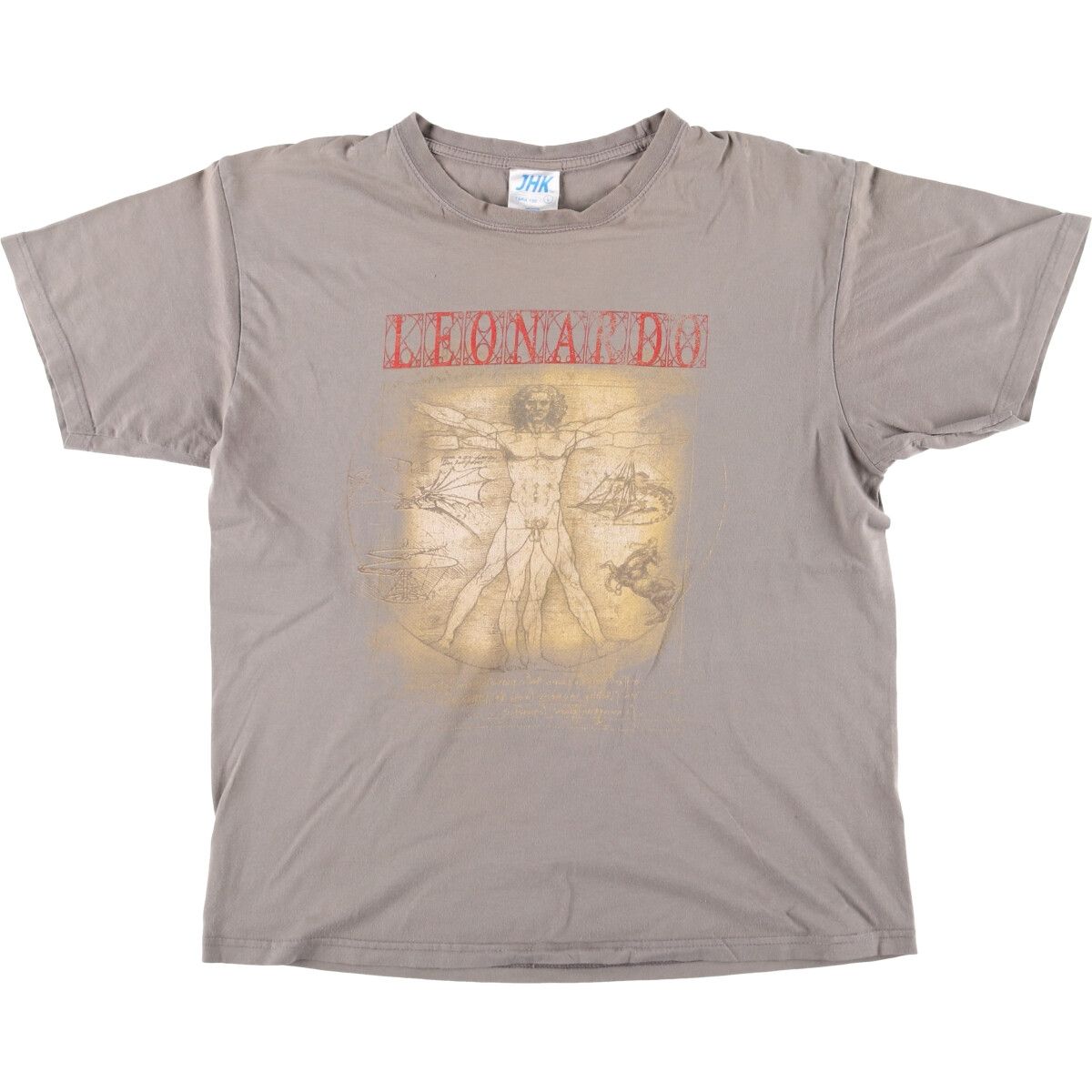 古着 JHK LEONARDO DA VINCI レオナルドダヴィンチ ウィトルウィウス的 