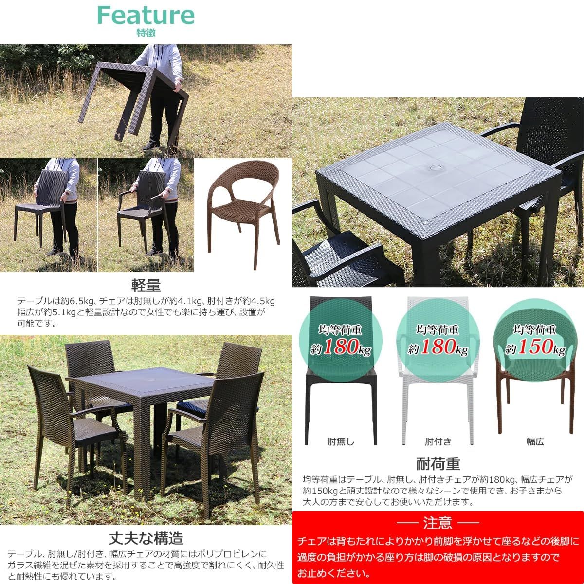 新品 オリバー アウトドアチェア ガーデンチェア オランダ ウーブン