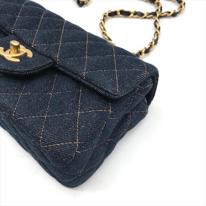 超美品 CHANEL シャネル ココマーク ミニマトラッセ チェーン