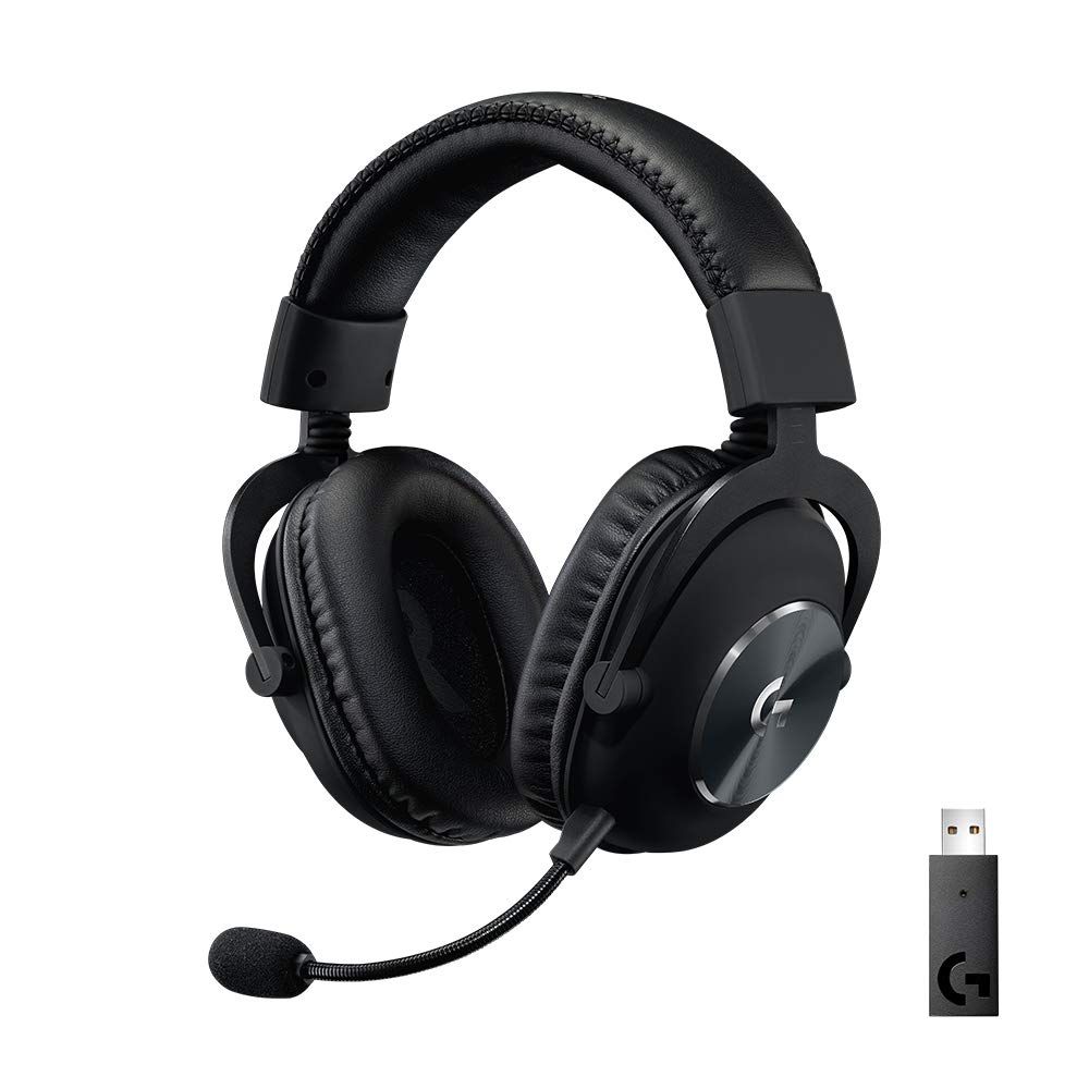 Logicool G PRO X ワイヤレス ゲーミングヘッドセット G-PHS-004WL LIGHTSPEED Dolby 7.1ch マイク付き 20時間連続使用 軽量 充電式 ブラック 2年保証 G PRO X ワイヤレス ワイヤレス