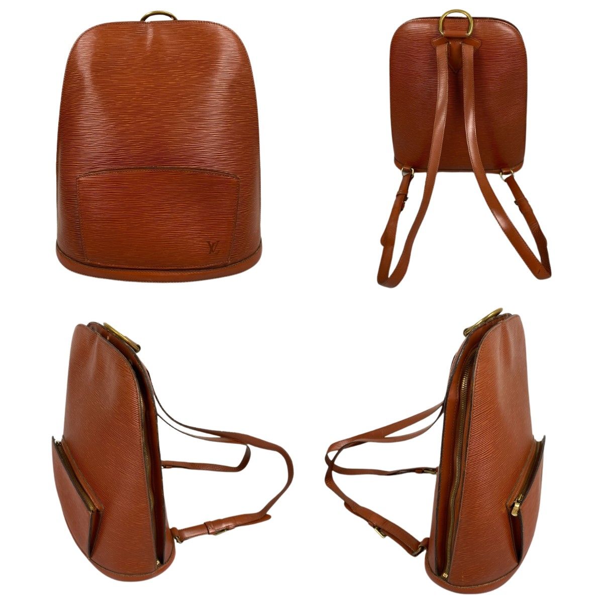 LOUIS VUITTON ルイヴィトン エピ ゴブラン リュック ジャンク品 M52293 ケニアブラウン