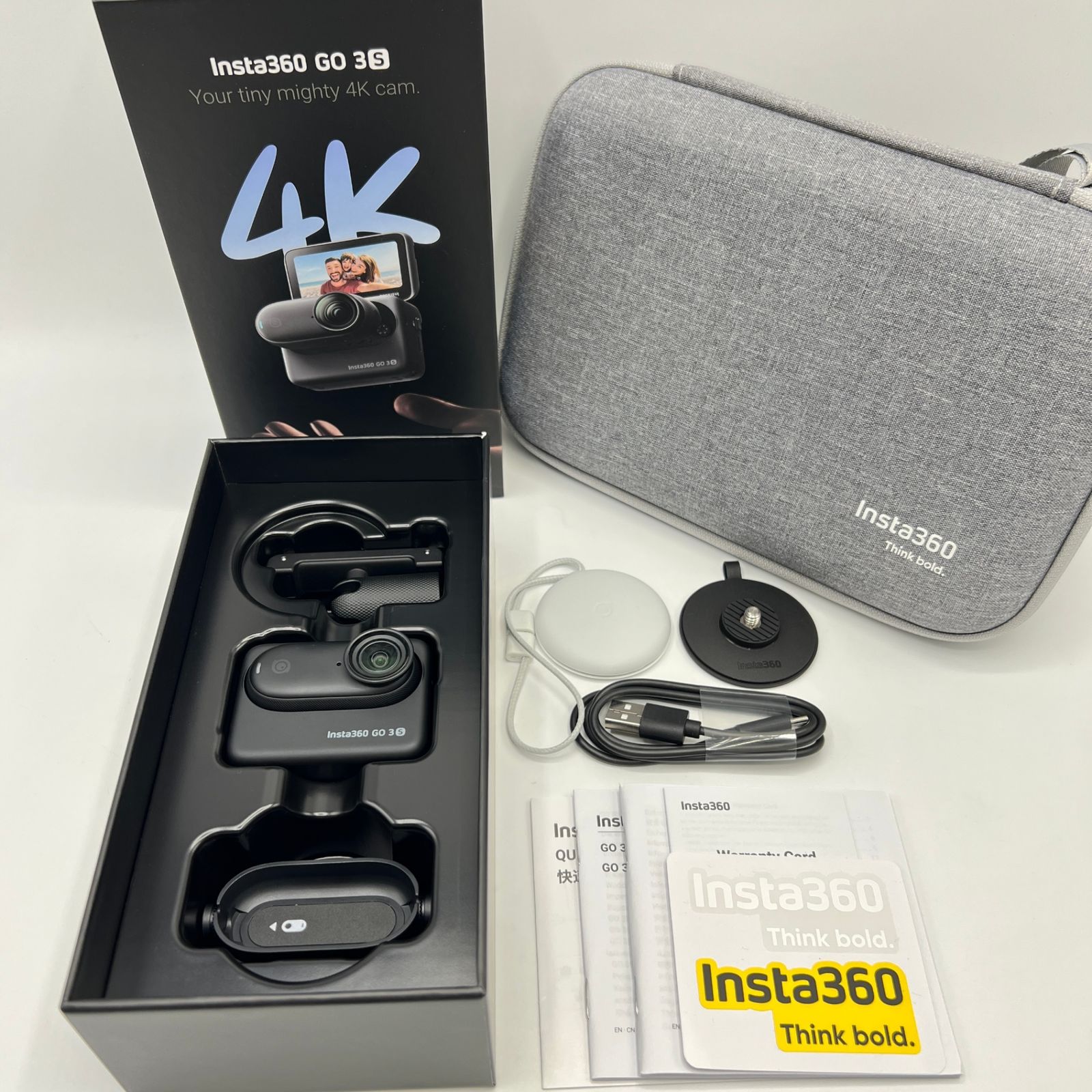 Insta360 GO 3S 128GB CINSAATA-GO3S128K ブラック アクションカメラ インスタ ゴー 本体