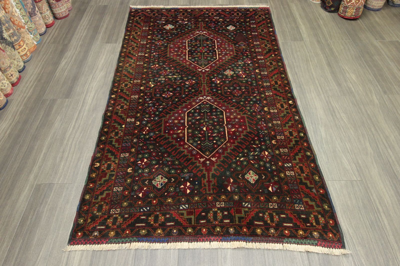 輪島塗花図替茶托五客塗師静峰作共箱M183 輪島塗 花図替茶托 五客 塗師