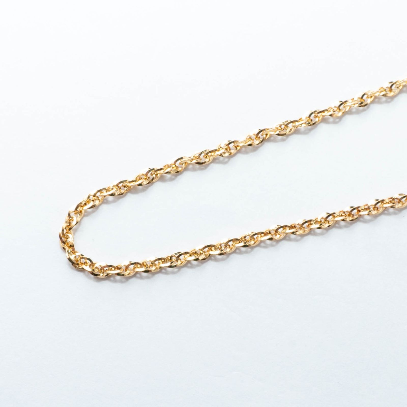 K18 18金デザインチェーンネックレス 50cm/4.8g - メルカリ