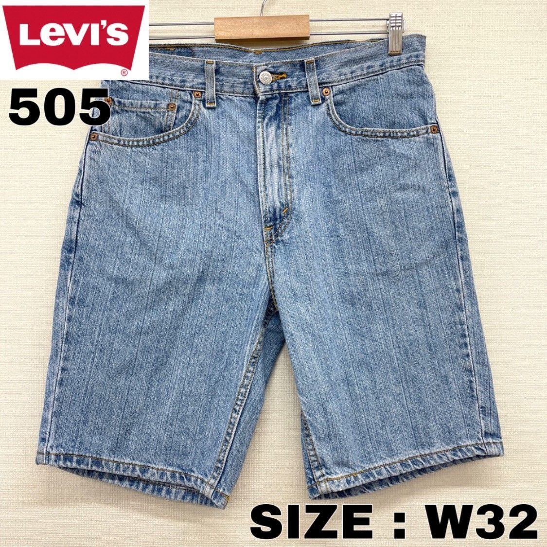 US古着 リーバイス Levi's 505 デニム ショートパンツ ひざ下 REGULAR