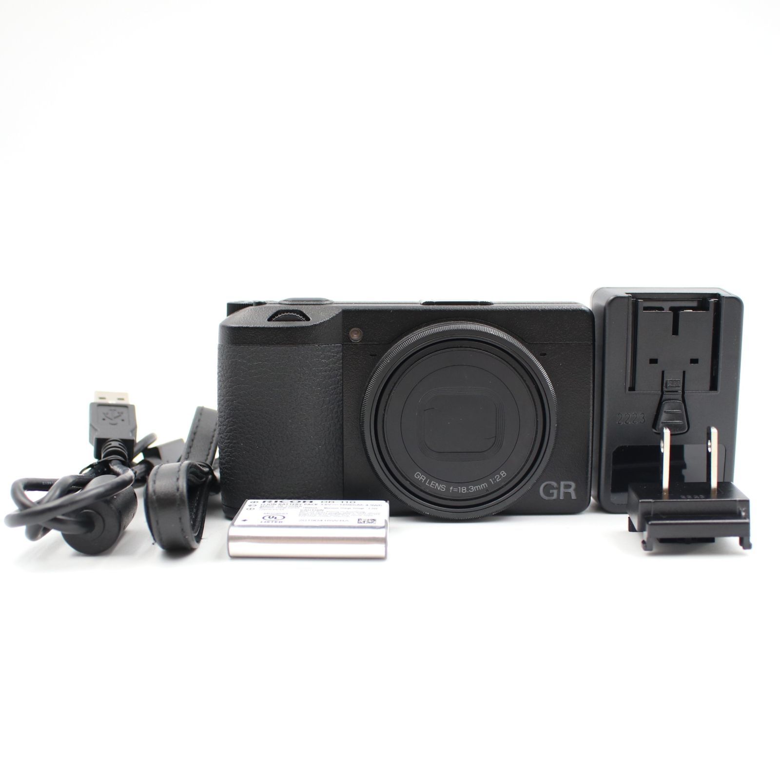シャッター数60枚 上品 RICOH GR III ブラック コンパクトデジタルカメラ GR3 リコー