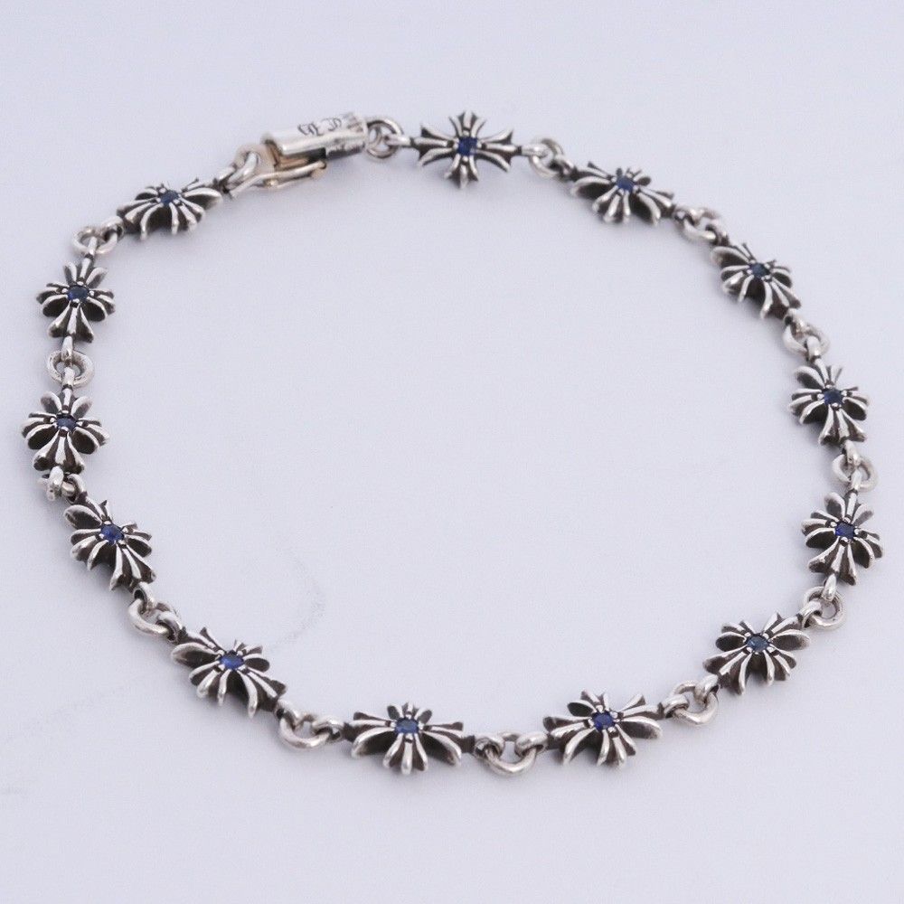 CHROME HEARTS タイニーE CHプラスブレスレット with パヴェ