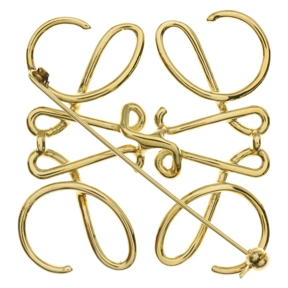 LOEWE ロエベ アナグラムロゴ ピンブローチ ゴールド