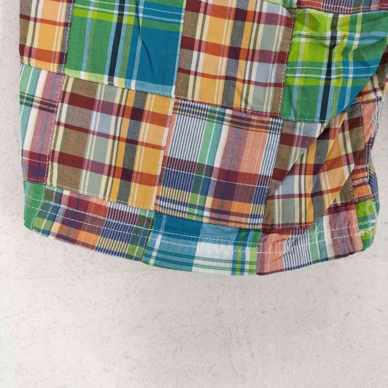 ステューシー Stussy チェックパッチワークショートパンツ メンズ 32