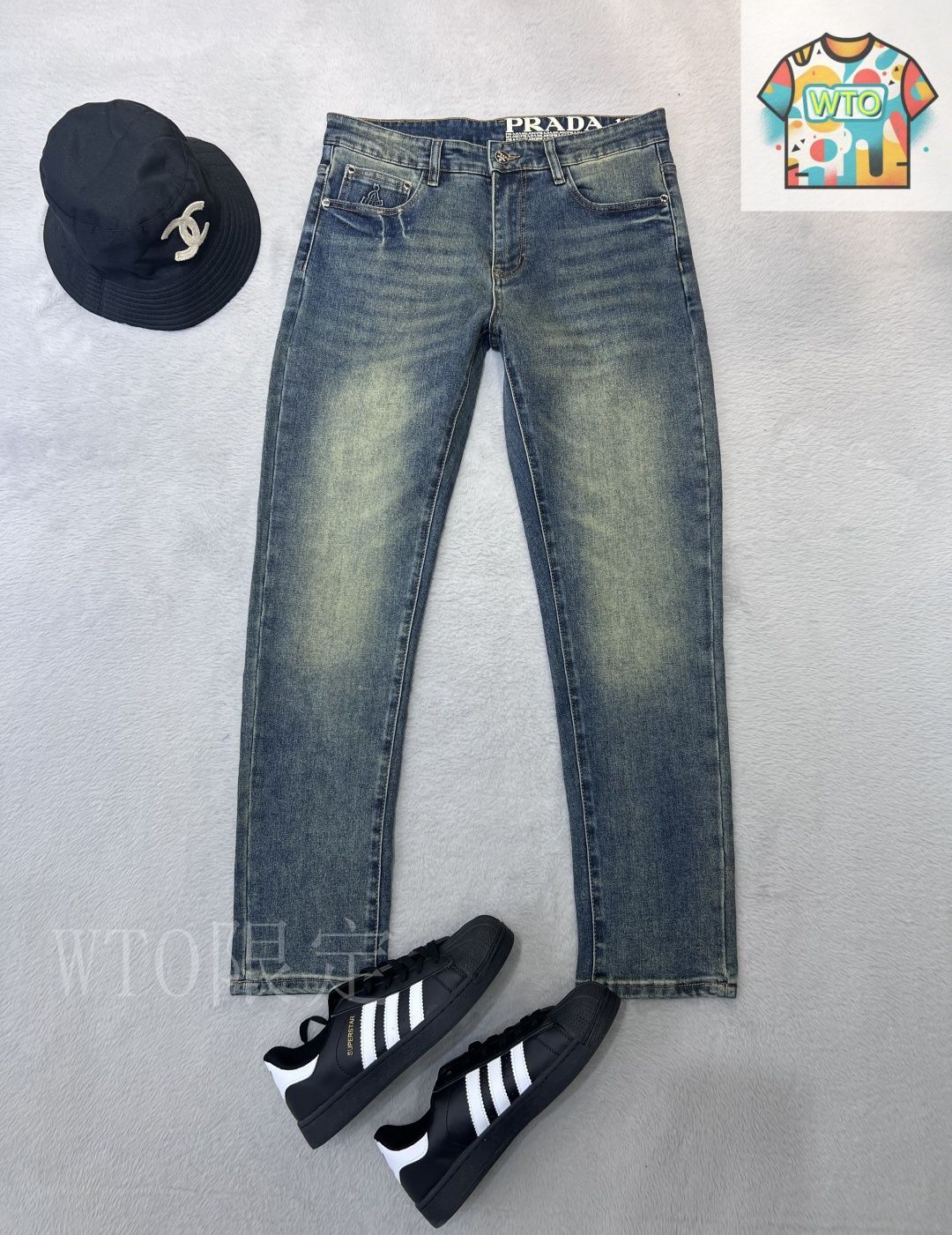 今日特価】Prada 春夏 メンズ カジュアル デニムパンツ-3 - メルカリ
