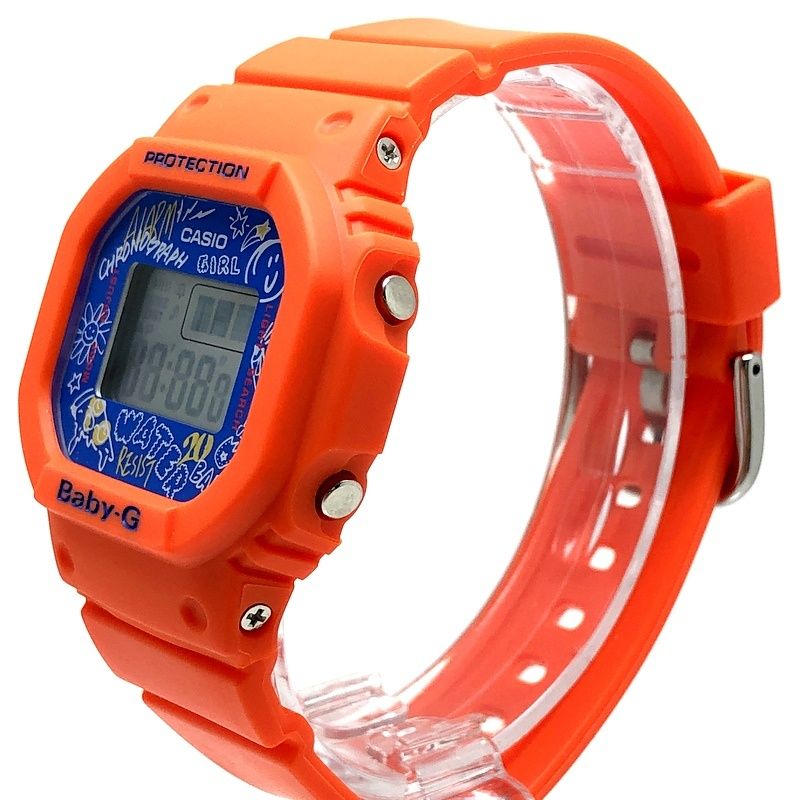BABY-G ベイビージー ベビージー BGD-560SK-4 グラフィティフェイス ビビットカラー オレンジ ブルー 2018年11月発売 Baby-G - BABY-G ベイビージー ベビージー BGD-560SK-4 グラフィティ