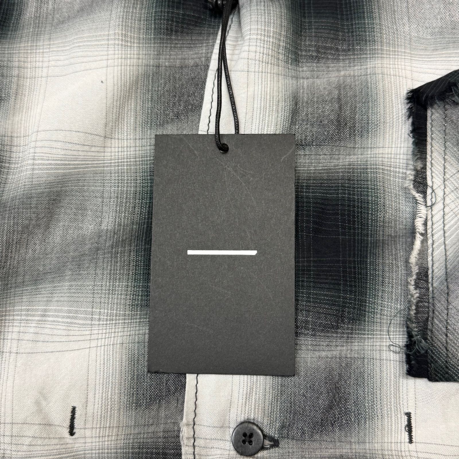 25ss 新品 MINUS マイナス オンブレチェックシャツ 1 25ss 新品 MINUS マイナス オンブレチェックシャツ 1