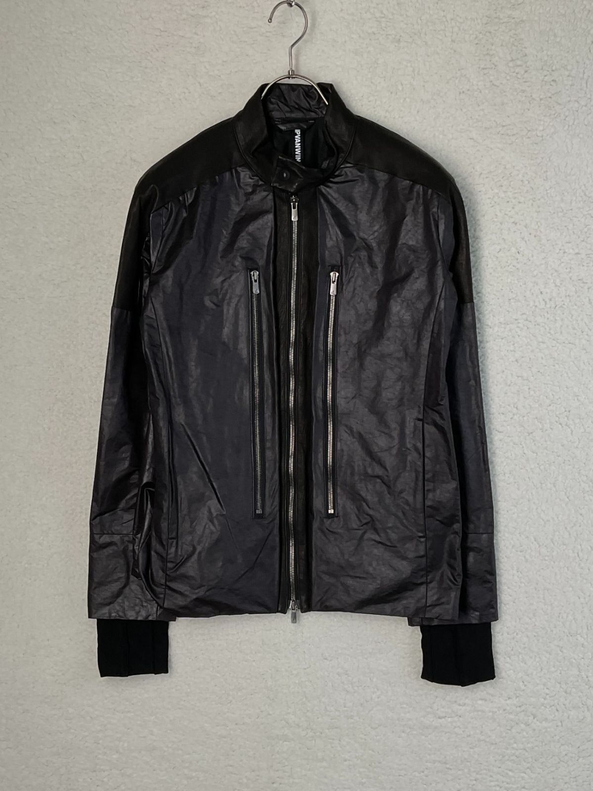 RIPVANWINKLE  リップヴァンウィンクル 3 ブラック ANORAK JERSEY　アノラックジャージージャケット