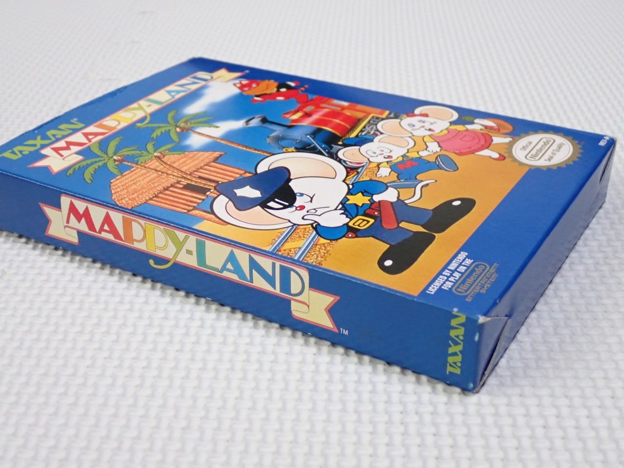 FC☆MAPPY-LAND NES 海外版 北米版 端子清掃済☆箱付・説明書付