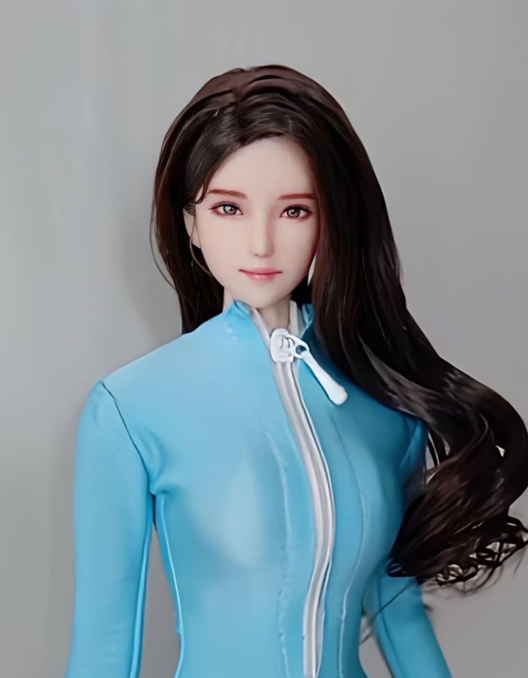 1/6 フィギュア ヘッド 12インチ 手仕上げモデル アジア美人 1/6 フィギュア 女性 ヘッド 手作業 手磨き リアル クオリティー 12