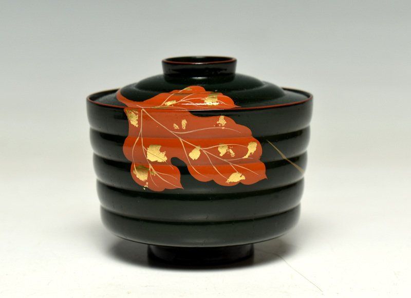 蔵A2800 木製青漆 塗師 津田哲司 哲斎 轆轤目 汁椀 蓋物 十客 共箱 IMPECCABLEHEALTHCARESERVICES_COM