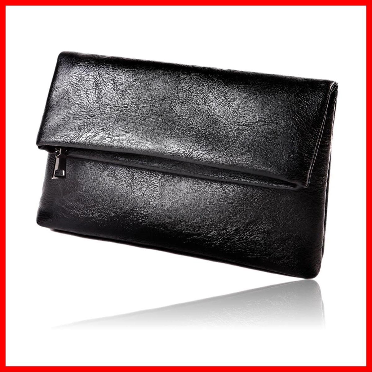 【特価商品】クラッチバッグ メンズ [ジルマン] セカンドバッグ フォーマル バッグ 結婚式 葬儀 法事 冠婚葬祭 (02. レギュラー（標準）)