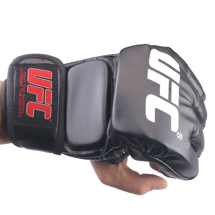 ボクシンググローブ　UFC 16oz オープンフィンガーグローブ 5OZ MMA グローブ UFC 総合格闘技