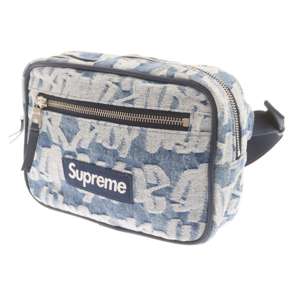 シュプリーム ファット ティップ ジャカードデニム ウエストバッグSupreme Supreme シュプリーム 22SS Fat Tip Jacquard Denim Waist Bag