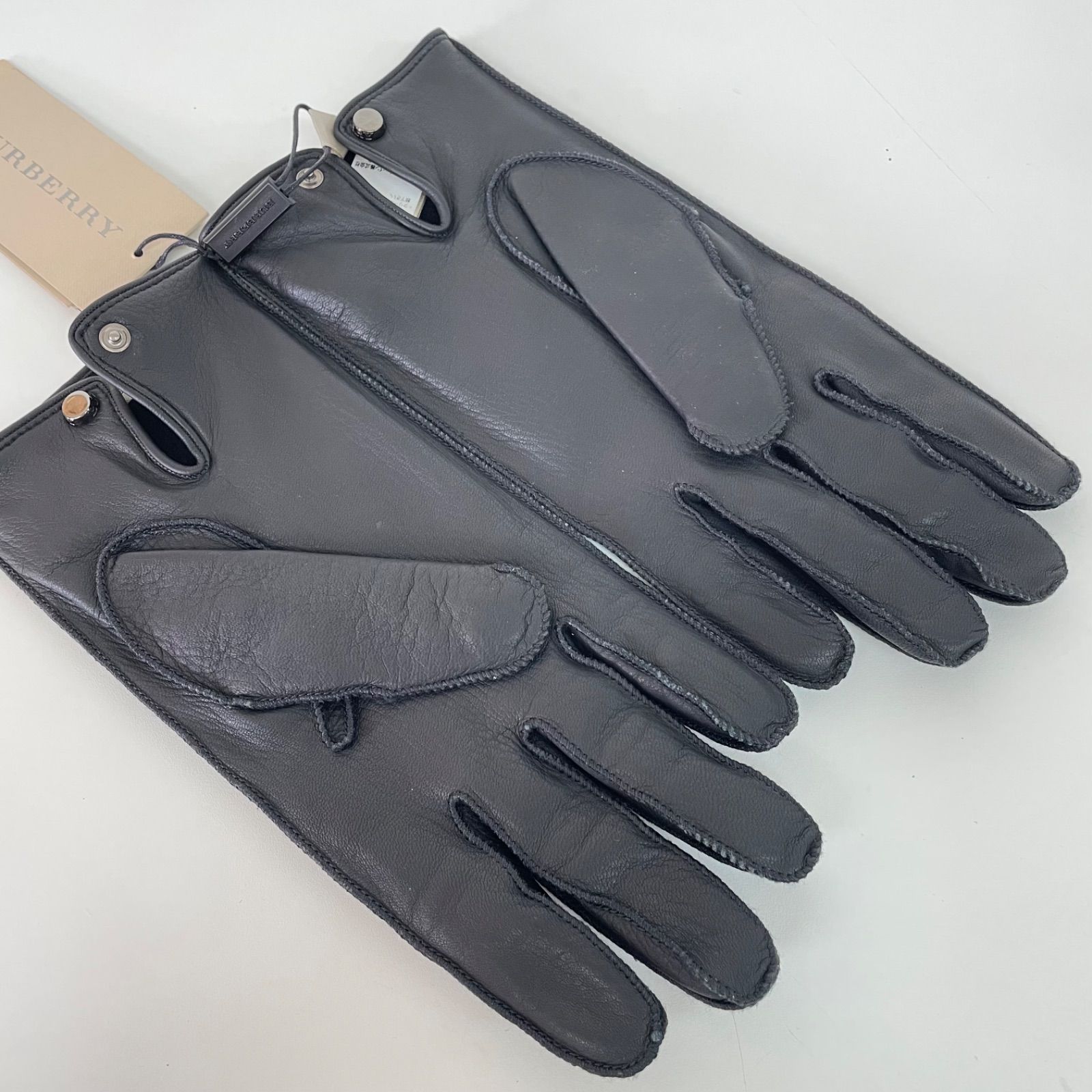 美品/未使用]バーバリー BURBERRY レザー手袋