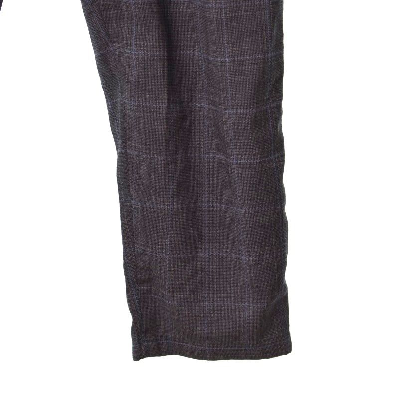 グラフペーパー Graphpaper 19AW REDA CHECK COOK PANTS シェフパンツ スラックス チェック ウール F グレー  GM193-40099 - メルカリ