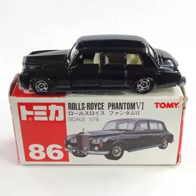 中古】ミニカー 1/78 ロールスロイス ファンタム VI(ブラック/赤