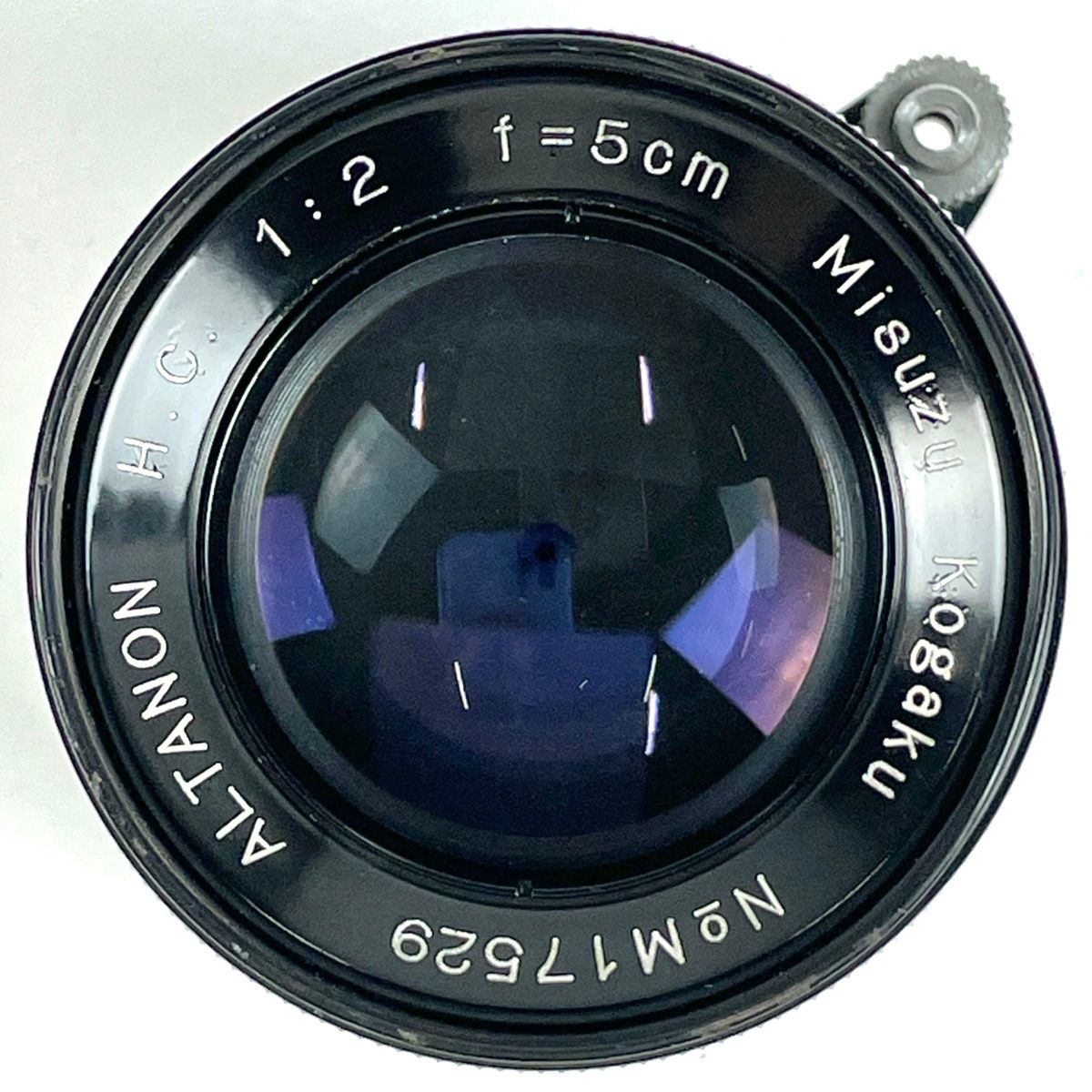 三鈴光学 ALTANON H.C. 5cm F2 黒 Lマウント L39 レンジファインダー 