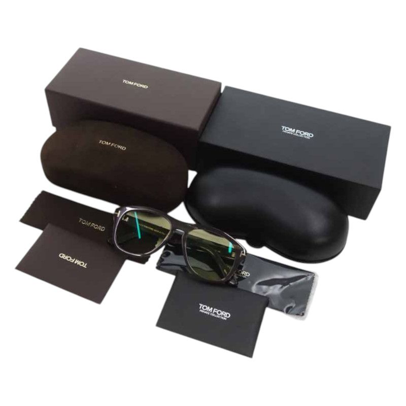 トムフォード|TOM FORD プライベートコレクション TOM N.7 64E 145 サングラス 水牛角 ブラウン サイズ ユニセックス52□16