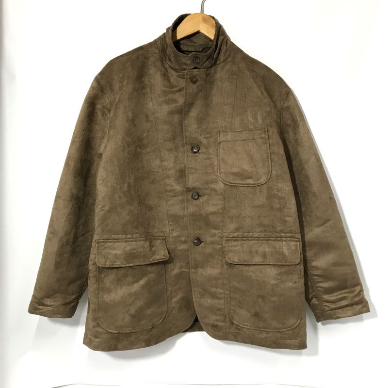 Engineered Garments ジャケット FAKESUEDE フェイクスウェード ブルゾン Sサイズ ブラウン エンジニアドガーメンツ アウター A12612◆