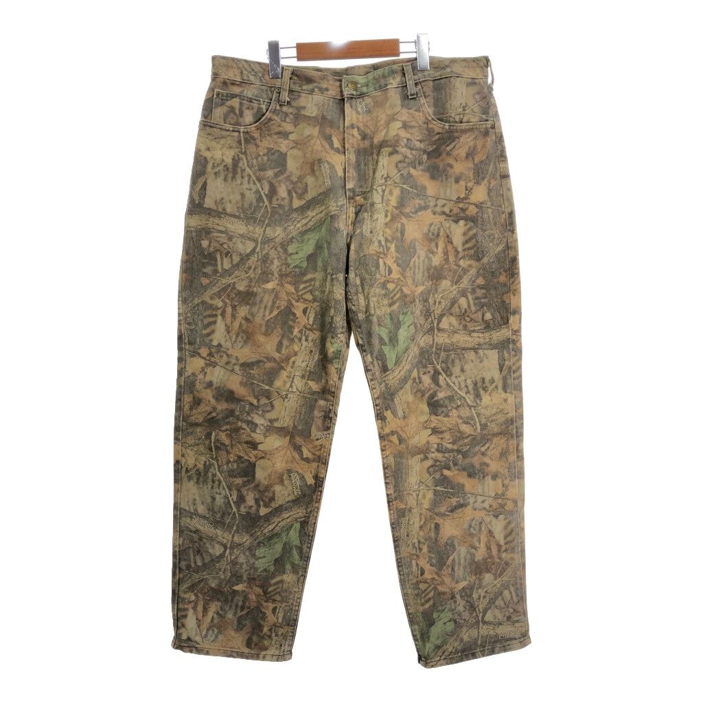 Cabela's カベラス リアルツリーカモ ハンティングパンツ アウトドア 大きいサイズ カーキ (メンズ 40) 中古 古着 T1229