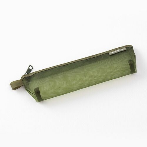 まとめ ミドリ ペンケース メッシュペンケース オリーブ 41802006 ×20セット