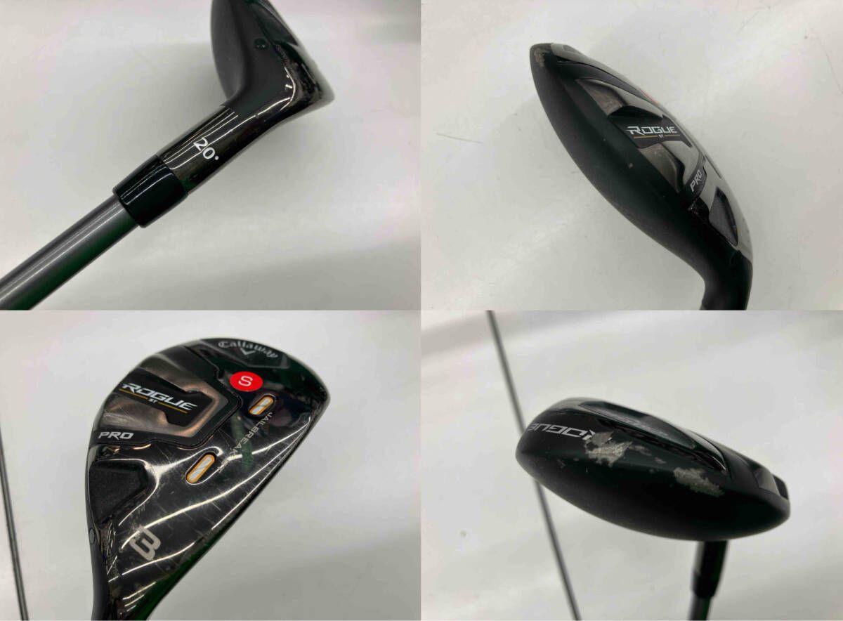 【美品・レフティ】ROGUE ST MAX ユーティリティ 3U、4Uセット 美品・レフティ】ROGUE ST MAX ユーティリティ 3U、4Uセット Callaway