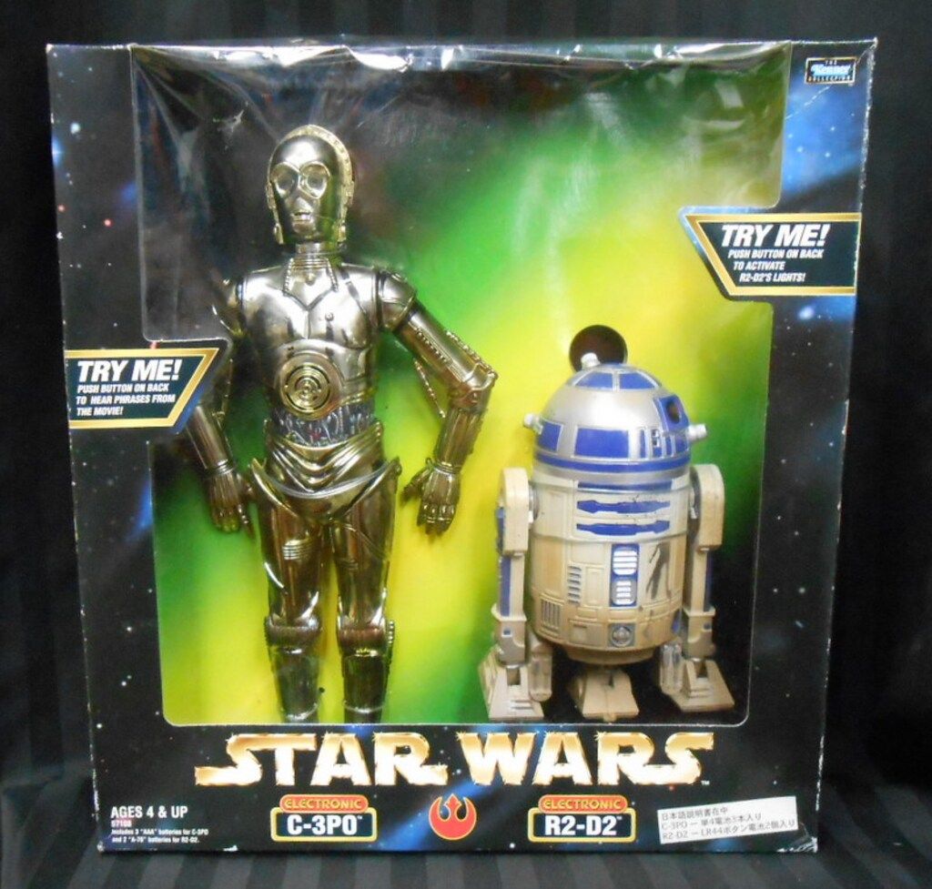 KENNER ACTION COLLECTION ELECTRONIC C-3PO / ELECTRONIC R2-D2