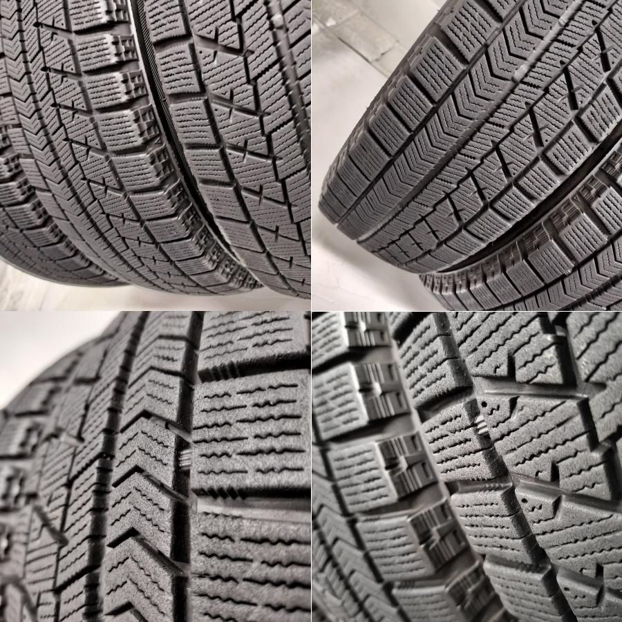 ＜スタッドレス & ホイール 4本＞ 155/65R13 ブリヂストン VRX   13x4.00B トヨタ製 4H -100 スズキ ダイハツの軽に！    中古