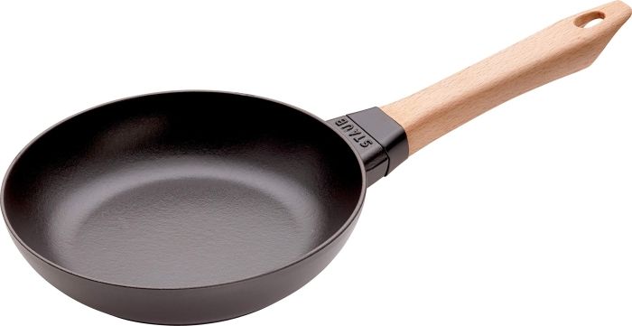 3営業日で発送 STAUB ストウブ ストウブ ウッドハンドルフライパン２０㎝ AUH0101