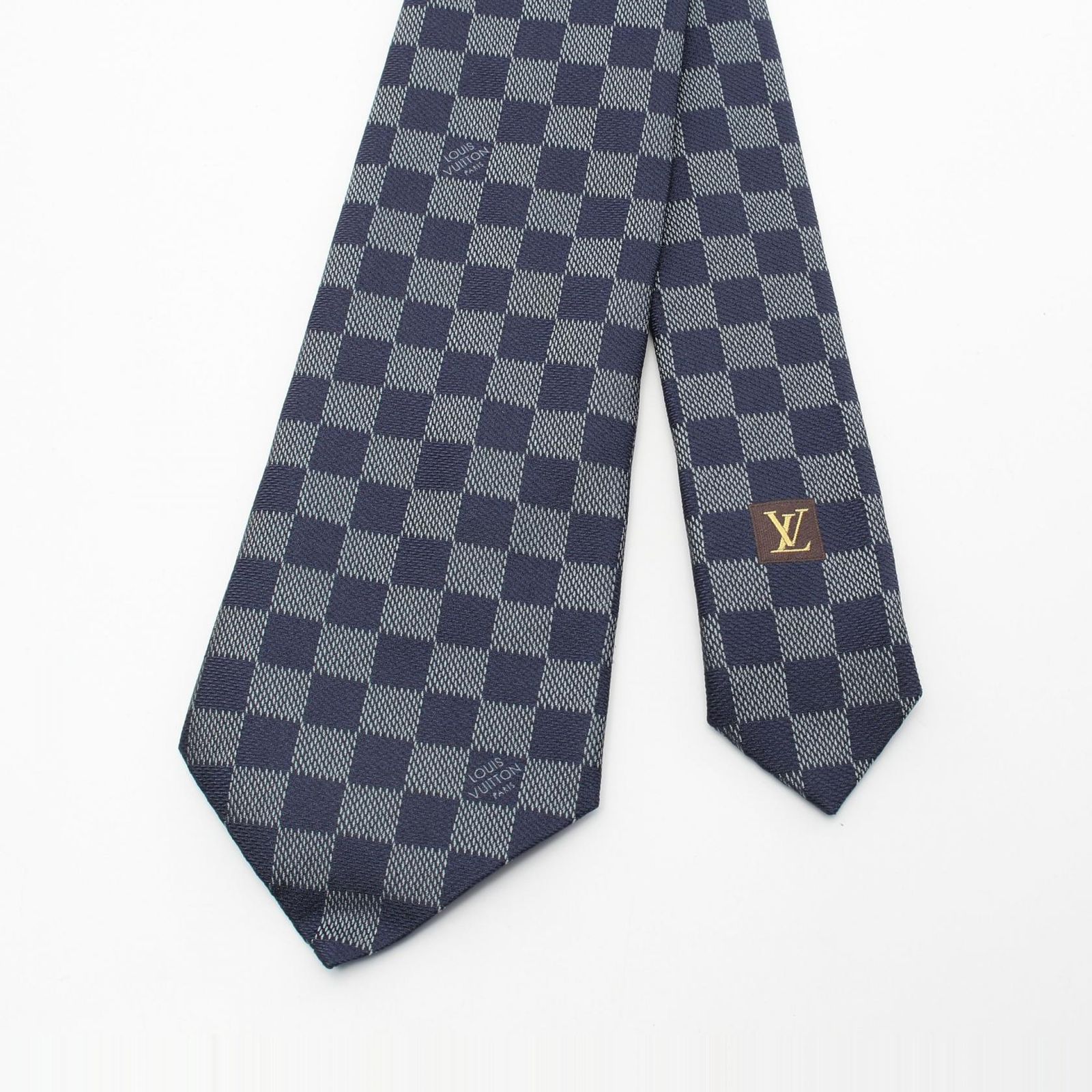 ルイ・ヴィトン LOUIS VUITTON ネクタイ クラヴァット ダミエ