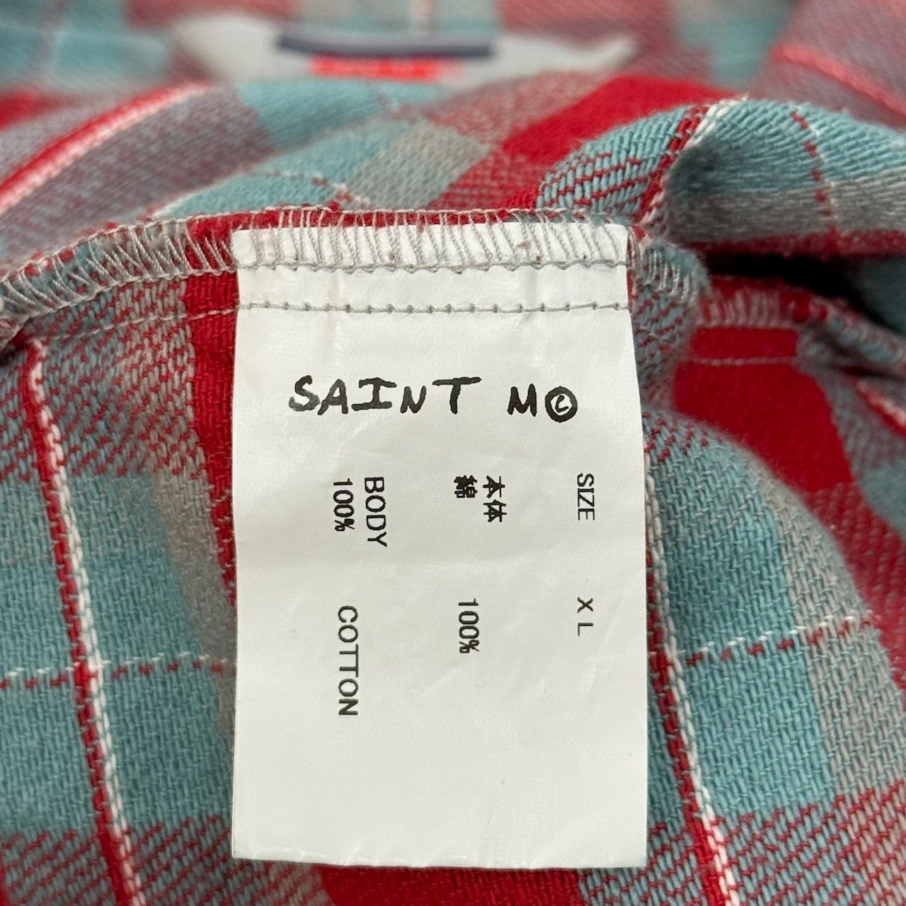 SAINT MICHAEL 24SS FRNL CHECK SHIRTS フランネル チェックシャツ ...