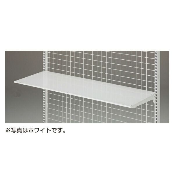 【まとめ買い10個セット品】 BR50 薄型スチール棚 W120×D40cmブラック (NE-12 AK色) 61-423-37-5