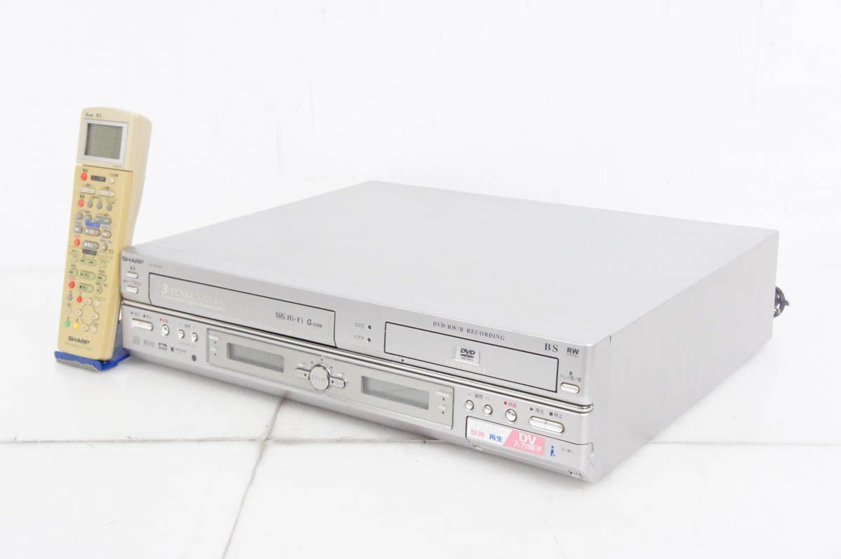 SHARP ハイファイ VHS ビデオ一体型 DVDレコーダー DV-RW200 【公式通販】