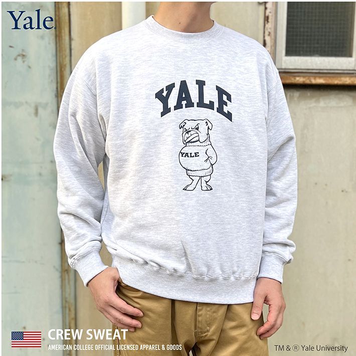 スウェット YALE university プリントトレーナー - トップス