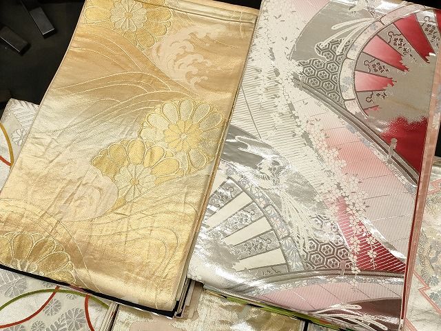 真作/桂斎/西行図/行列/和尚/金銀散らし/今日是感謝/布袋屋掛軸HJ-875 真作/桂斎/西行図/行列/和尚/金銀散らし/今日是感謝/布袋屋掛軸
