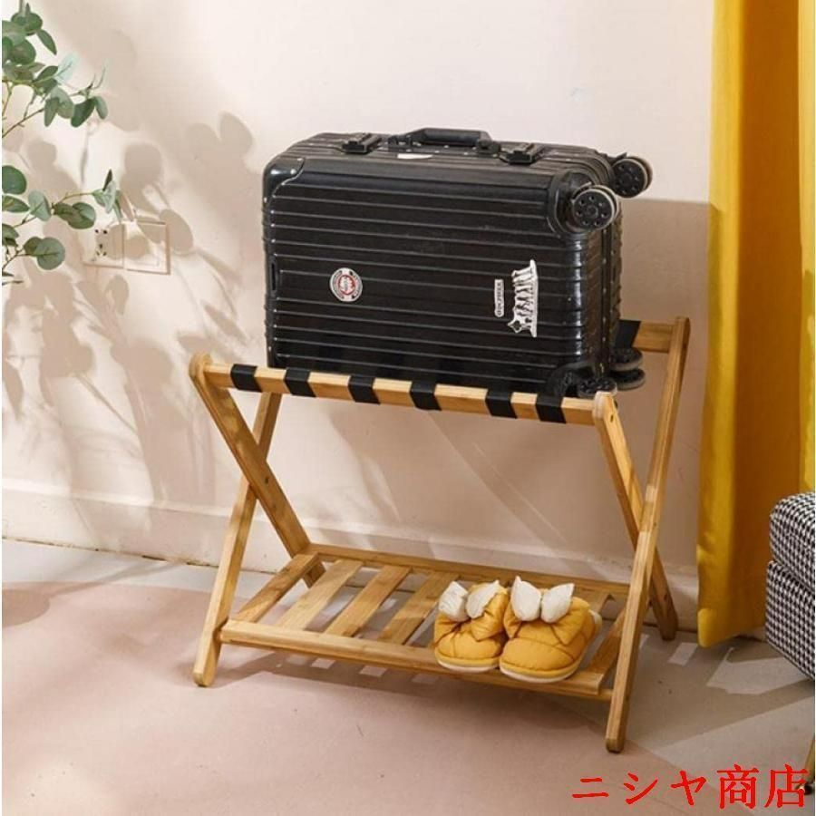 パール金属 バゲージラック 折りたたみ式 5本ベルト キャリーケース