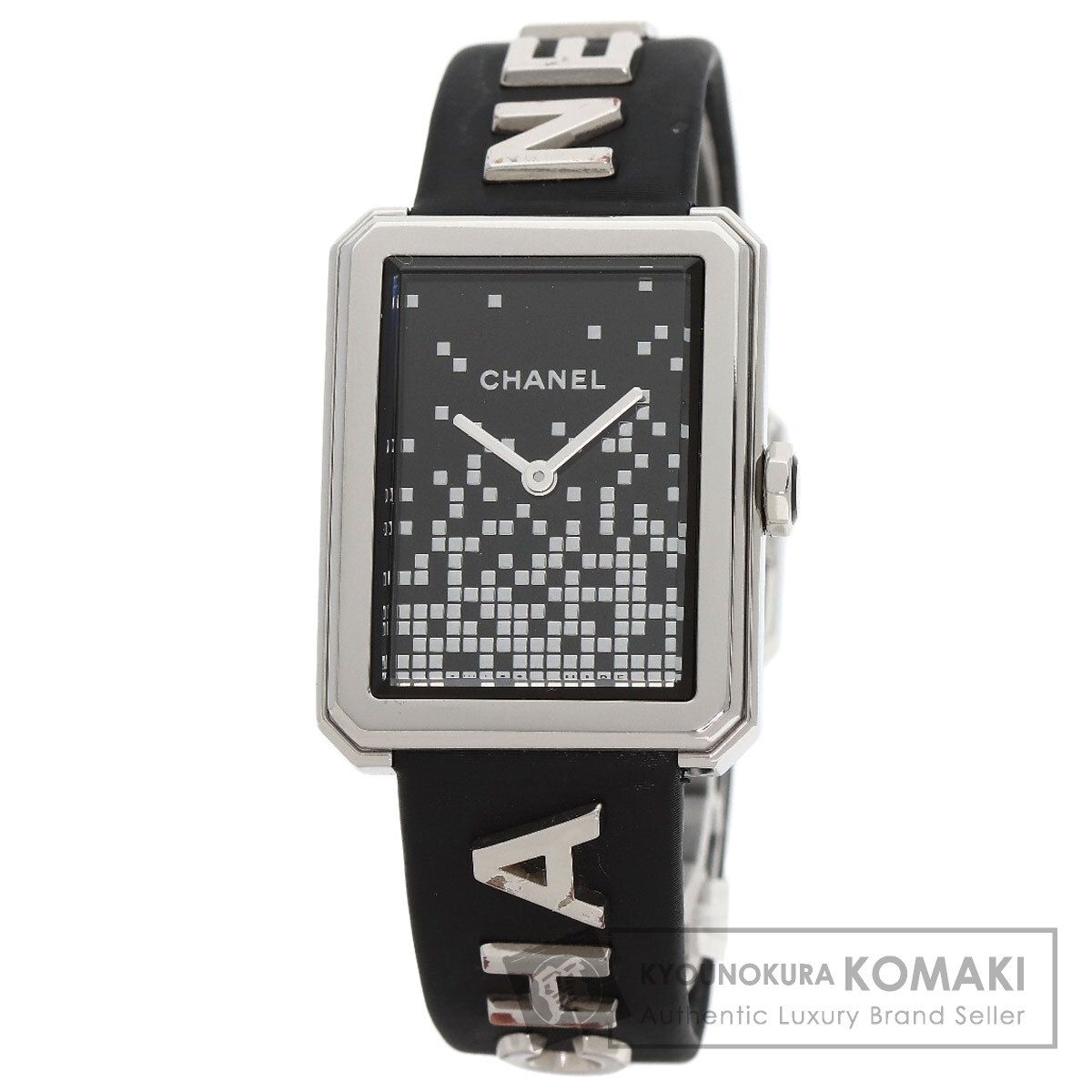 CHANEL シャネル H7470 ボーイフレンド ウォンテッド ドゥ シャネル 腕時計 SS 革 レディース
