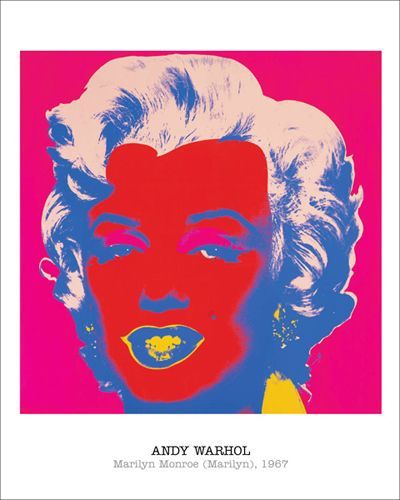アンディウォーホル作品 モンロー1967 アートポスター 50×40cm