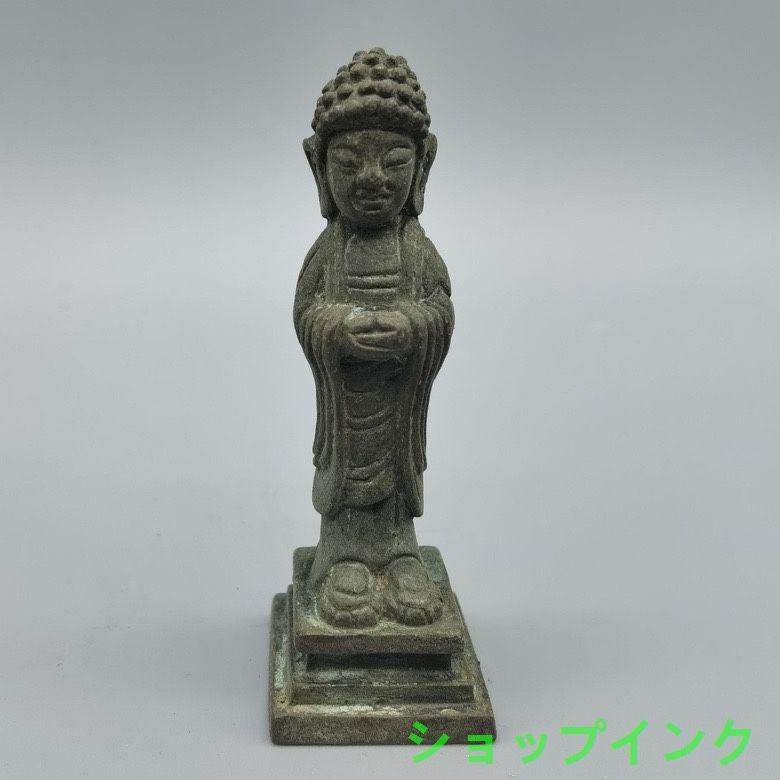 ブロンズ  小仏像    工芸品  美術品 置物 ブロンズ 小仏像 工芸品 美術品 置物 - メルカリ