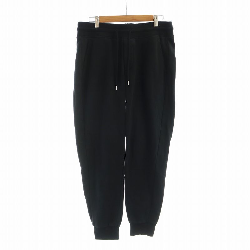 モンクレール MONCLER パンタローネ PANTALONE ドローストリング スウェット ジョガーパンツ ロゴ L 黒 ブラック D10918703000 8098U GY18 |MQ