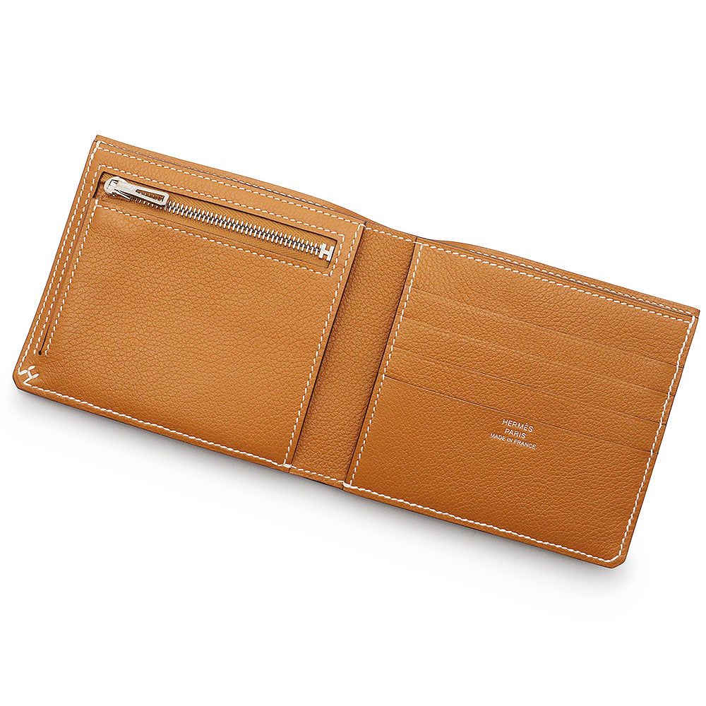 新品・未使用　HERMES 二つ折り財布　Hセリエ　コンパクト　エトゥープ 新品未使用】HERMES エルメス「Hセリエ コンパクト」 エトゥープ