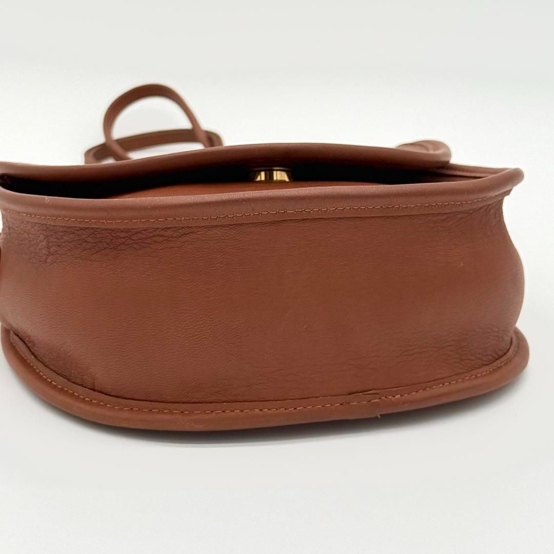 【美品】OLDCOACH ポーチ ポシェット メイクポーチ ハンドバッグ 茶色 美品】OLDCOACH ポーチ ポシェット メイクポーチ ハンドバッグ