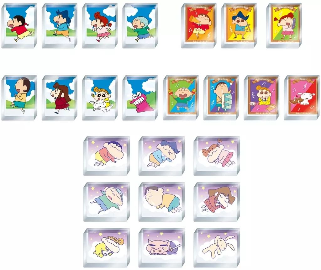 定番，品質保証 【新品】アクリルスタンド・アクリルパネル 【BOX】クレヨンしんちゃん アクリルブロック アクリルスタンド