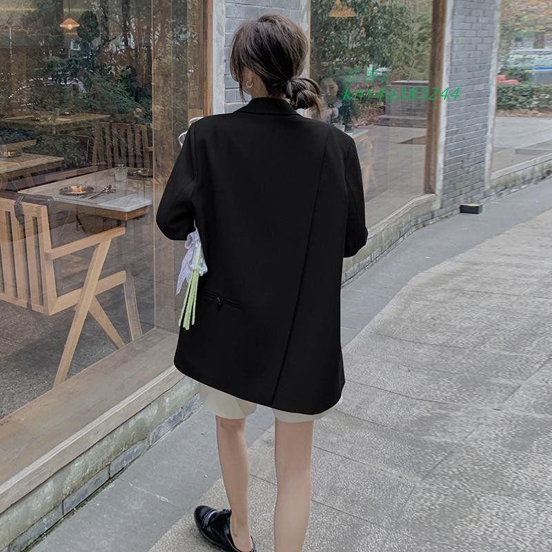 テーラード ブレザー レディース テーラードジャケット スーツジャケット 秋服 夏 ビッグシルエット ゆったり カジュアルスーツ 長袖 kni4a383244 WWW_OLIVIERBERNSTEIN_COM